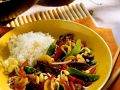 Wok-Gemüse mit Reis Rezept