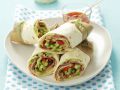 Wraps mit Gemüse und Salami Rezept