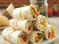 Wraps mit Paprika-Radieschen-Füllung Rezept