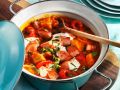 Wursteintopf mit Kartoffeln und Tomaten Rezept