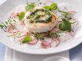Ziegenkäse auf Radieschen-Carpaccio Rezept