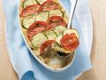 Zucchini-Auberginen-Moussaka mit Tomaten Rezept