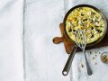 Zucchini-Frittata mit Feta Rezept