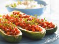 Zucchini mit Hackfleisch-Tomaten-Füllung Rezept