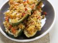 Zucchini mit Reisfüllung Rezept