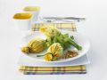 Zucchiniblüten mit Reis gefüllt Rezept