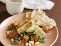 Zypriotischer Grillkäse (Halloumi) mit Bohnen-Kürbis-Salat Rezept