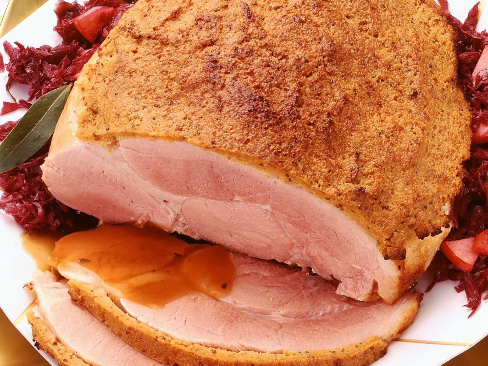Krustenschinken Mit Blaukraut Rezept Eat Smarter 