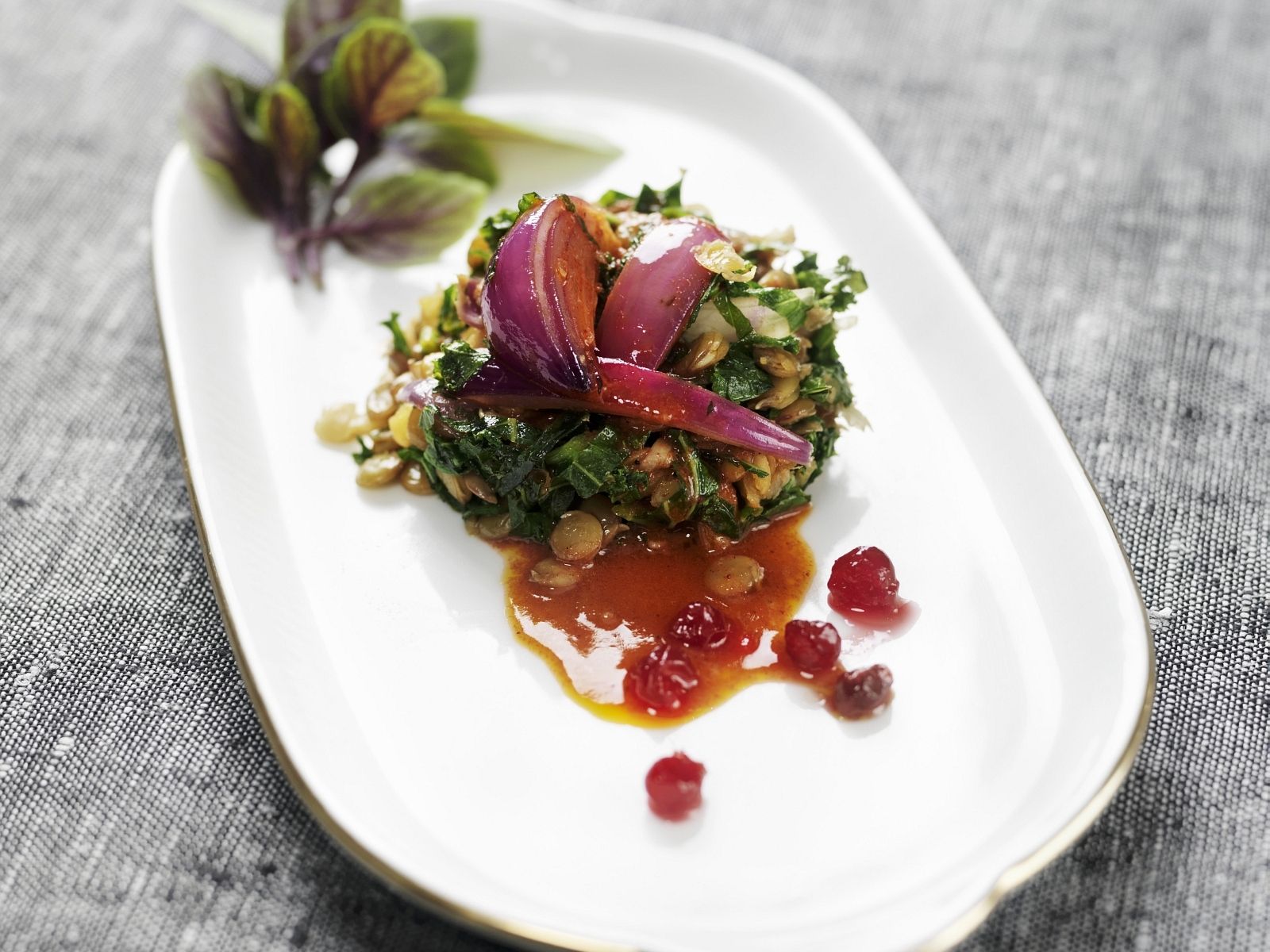 Lauwarmer Linsensalat Mit Pak Choi Rezept Eat Smarter 