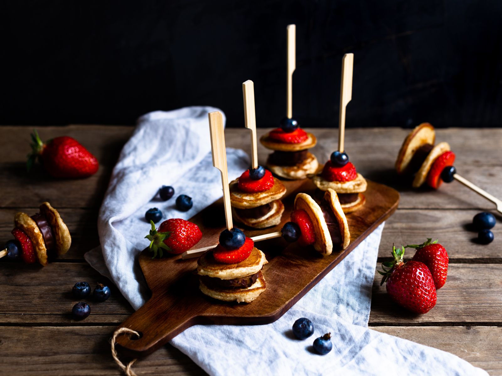 Pancake Spiesse Mit Fruchten Rezept Eat Smarter