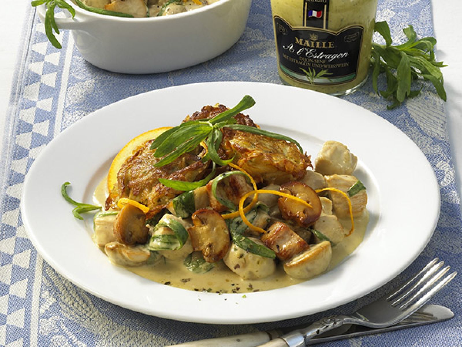 Putenfilet In Estragon Weinsauce Rezept Eat Smarter 