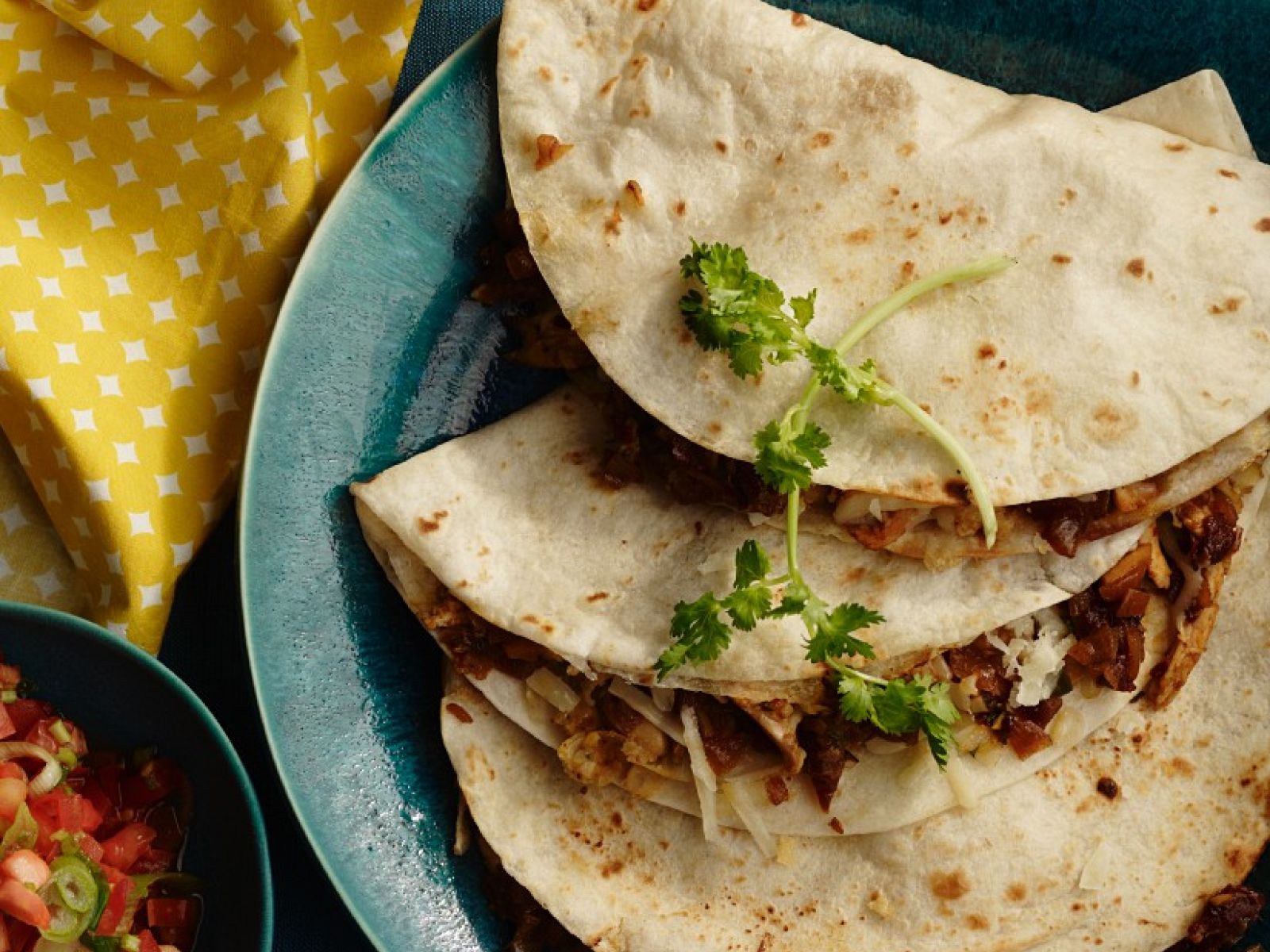 Quesadillas Rezept Hähnchen