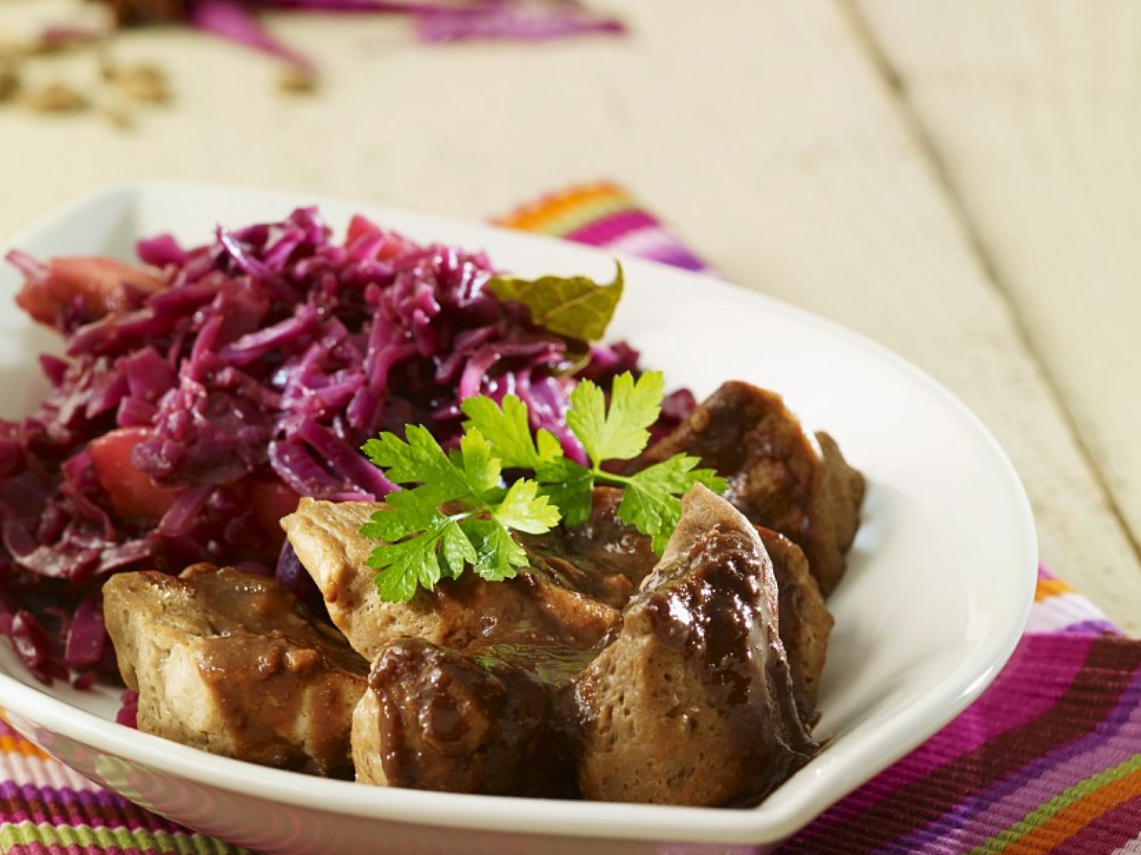 Seitan Und Rotkraut Rezept Eat Smarter 