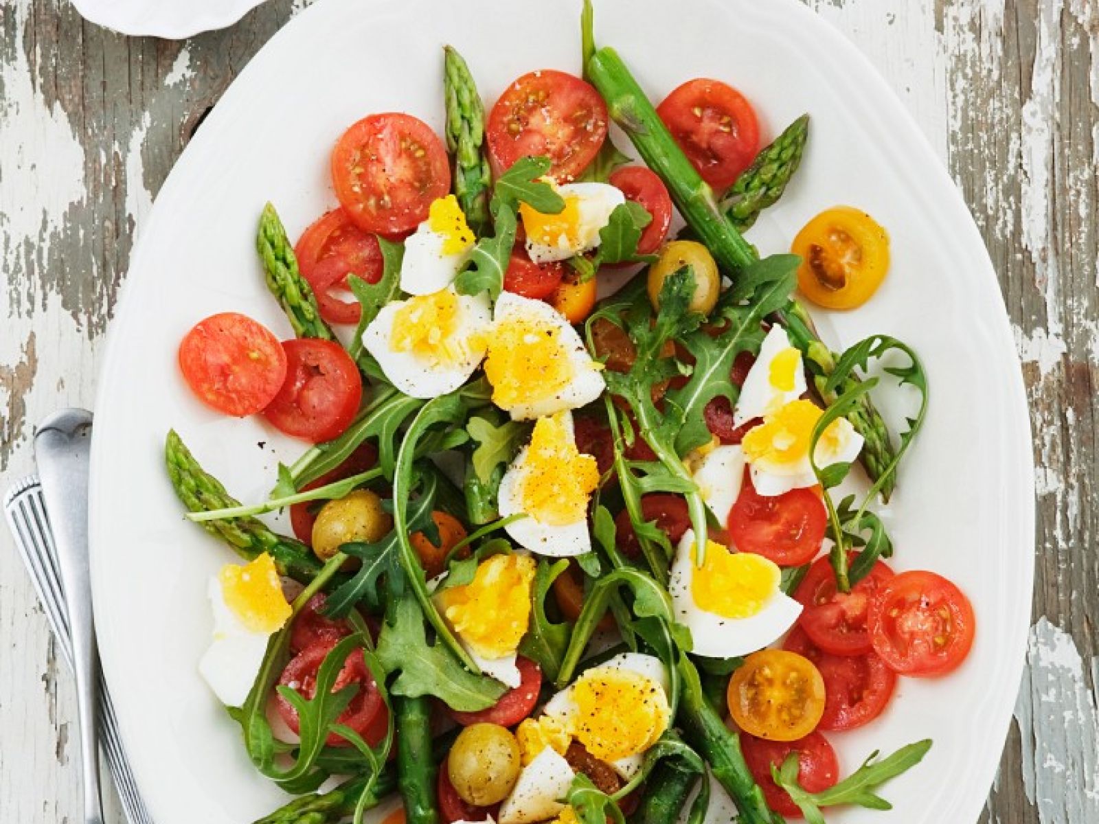 Spargel Rucolasalat Mit Tomaten Rezept Eat Smarter 