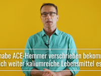 Ich habe ACE-Hemmer verschrieben bekommen. Soll ich weiter kaliumreiche Lebensmittel essen?