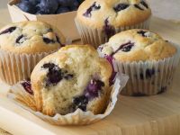 Amerikanische Blaubeermuffins Rezept
