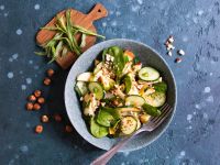 Apfel-Birnen-Salat mit Estragondressing Rezept