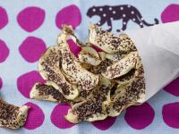 Apfelchips mit Schokolade Rezept