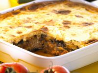 Auberginen-Hackfleisch-Auflauf (Moussaka) Rezept