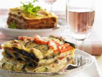 Auberginen-Zucchini-Lasagne Rezept