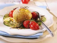 Backkartoffeln mit mediterranem Gemüse Rezept