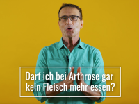Darf ich bei Arthrose gar kein Fleisch mehr essen?