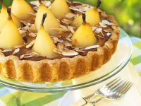 Birnentarte mit Mandeln Rezept