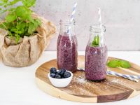 Blaubeer-Kokos-Smoothie