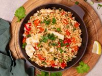 Blumenkohlreis-Pfanne Rezept