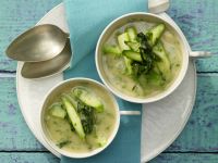 Bohnen-Bärlauch-Suppe Rezept