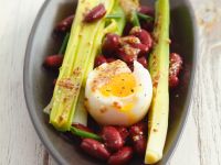 Bohnensalat mit Ei Rezept