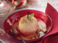 Bratapfel-Eis mit Karamellsahne Rezept