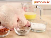 Einfaches Brathähnchen