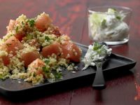 Bulgur-Melonen-Salat Rezept