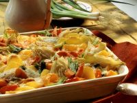 Buntes Gemüsegratin mit Kartoffeln Rezept