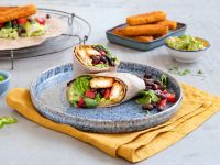 Burritos mit Veggie Fisch Stäbchen Rezept