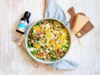 Caesar Salad mit Omega-Orangen-Dressing Rezept