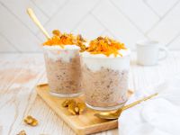 Carrot Cake Overnight Oats Rezept