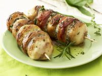 Champignon-Bärlauch-Spieße Rezept