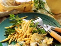 Champignonrahmsauce mit Schupfnudeln Rezept