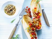 Chicorée mit Nuss-Dressing Rezept