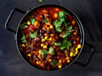 Chili con Carne mit schwarzen Bohnen Rezept