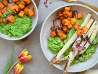 Gemüse aus der Heißluftfritteuse