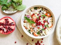 Couscous-Salat mit Rosinen Rezept