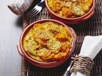 Couscousauflauf mit Möhre, Pute und Sesam Rezept