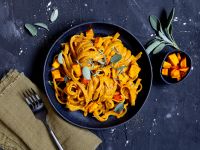 Cremige Kürbis-Pasta