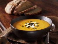 Cremige Kürbissuppe mit Muskat-Kürbis Rezept