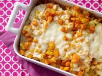 Deftiger Gemüseauflauf mit Brot Rezept