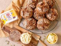 Knusprige Omega-3-Quarkbrötchen