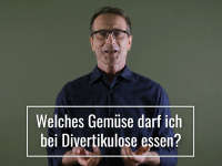 Welches Gemüse darf ich bei Divertikulose essen?